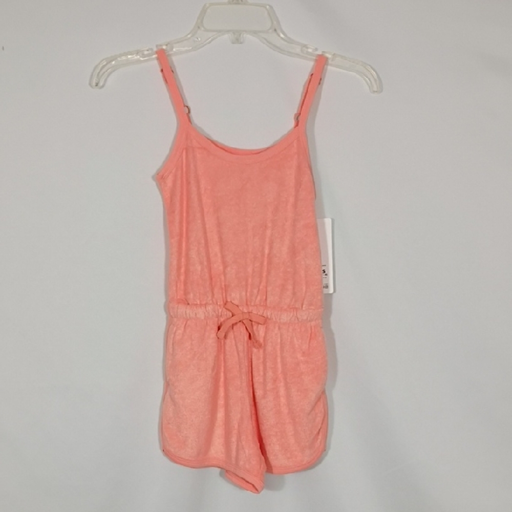 NWT 90 Degree By Reflex Desert Flower Towel Terry Sandcastle Romper Girls Sz Sm